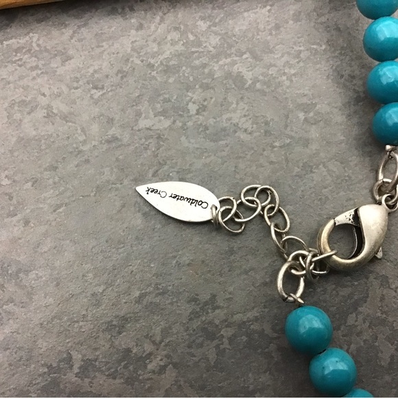 NWOT Beautiful Silver and Turquoise Necklace - Picture 5 of 7